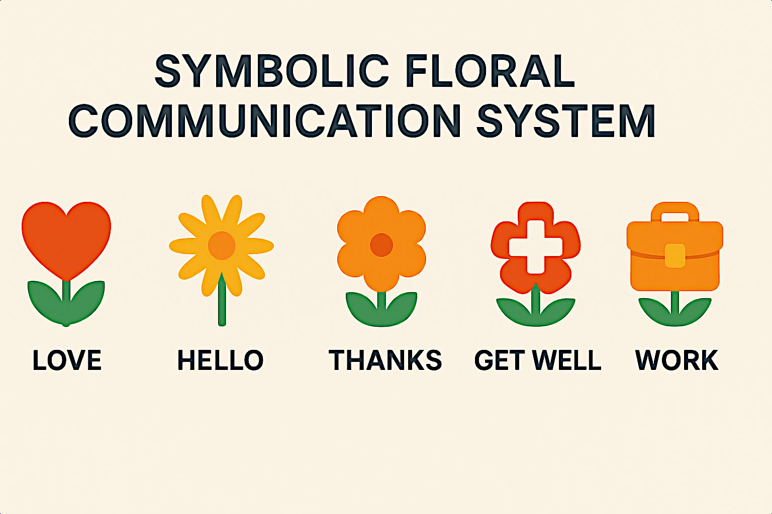 New Symbolic Floral Communication System for Digital Era