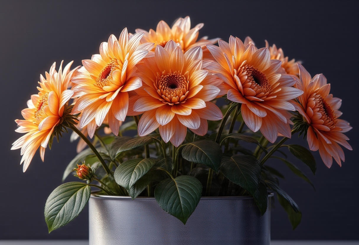 Nostalgic Charming Spider Dahlias